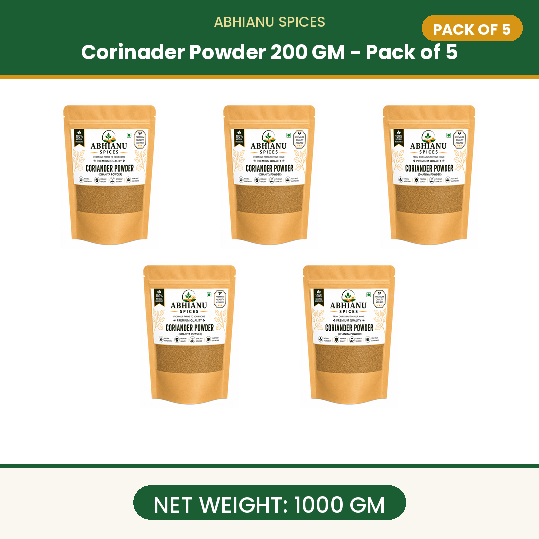 Abhianu Spices Coriander Powder Dhania 400 G Pack Of 8