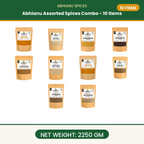 Abhianu Spices Assorted Indian Spices Combo 10 Items 2.25 Kg