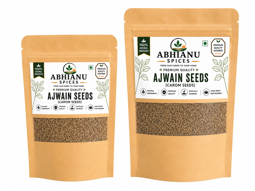Abhianu Spices Ajwain Carom Seeds 250 G Pack Of 5