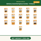 Abhianu Assorted Indian Spices Combo 16 Items 2.15 Kg