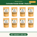 Abhianu Spices Coriander Powder Dhania 400 G Pack Of 8