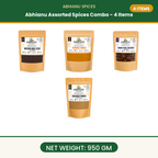 Abhianu Spices Assorted Indian Spices Combo 4 Items 950 G