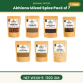 Abhianu Spices Assorted Indian Spices Combo 7 In 1.5 Kg