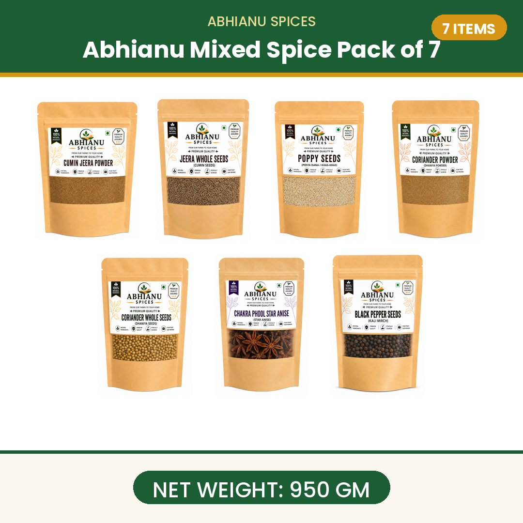Abhianu Mixed Spice 950G Pack Of 7