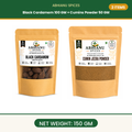 Abhianu Spices Black Cardamom And Cumin Powder Combo 150 G