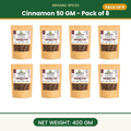 Abhianu Spices Cinnamon Dalchini 400 G Pack Of 8