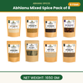 Abhianu Spices Assorted Indian Spices Combo 8 In 1.65 Kg