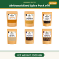 Abhianu Assorted Indian Spices Combo Pack Of 6 of 1000GM