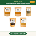 Abhianu Assorted Indian Spices Combo 5 Items 575 G