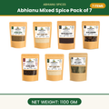 Abhianu Assorted Indian Spices Combo Pack Of 7 1.1 Kg