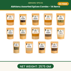 Abhianu Assorted Indian Spices Combo 14 Items 2.575 Kg