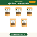 Abhianu Spices Ajwain Carom Seeds 250 G Pack Of 5