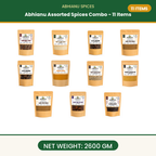 Abhianu Assorted Indian Spices Combo 11 Items 2.6 Kg