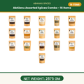 Abhianu Spices Assorted Indian Spices Combo 16 Items 2.875 Kg