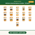 Abhianu Spices Assorted Indian Spices Combo 16 Items 2.875 Kg