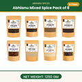 Abhianu Spices Assorted Indian Spices Combo 8 In 1.25 Kg