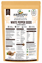 Abhianu Spices White Peppercorns Whole 500 G