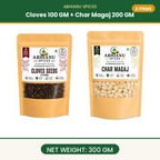 Abhianu Spices Cloves And Char Magaj Combo 300 G