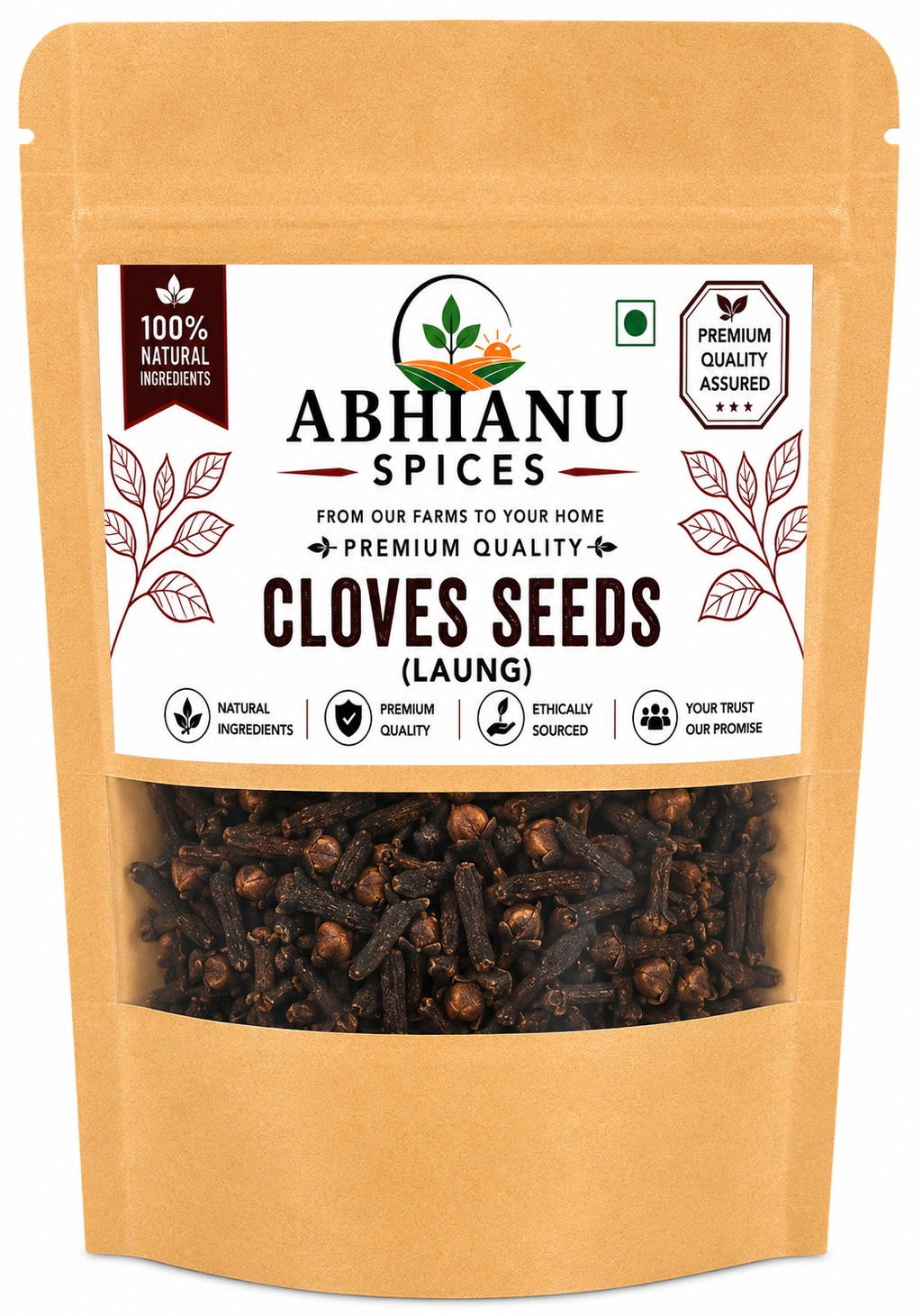 Abhianu Spices Assorted Indian Spices Combo 7 Items 1.45 Kg