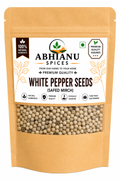 Abhianu Spices White Peppercorns Whole 500 G
