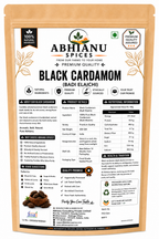 Abhianu Spices Black Cardamom Whole Pods 100 G