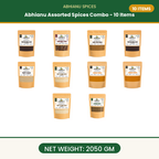 Abhianu Spices Assorted Indian Spices Combo 10 Items 2.05 Kg
