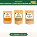 Turmeric Powder 200 Gm And Coriander Powder 50 Gm And White Pepper Seeds 100 Gm