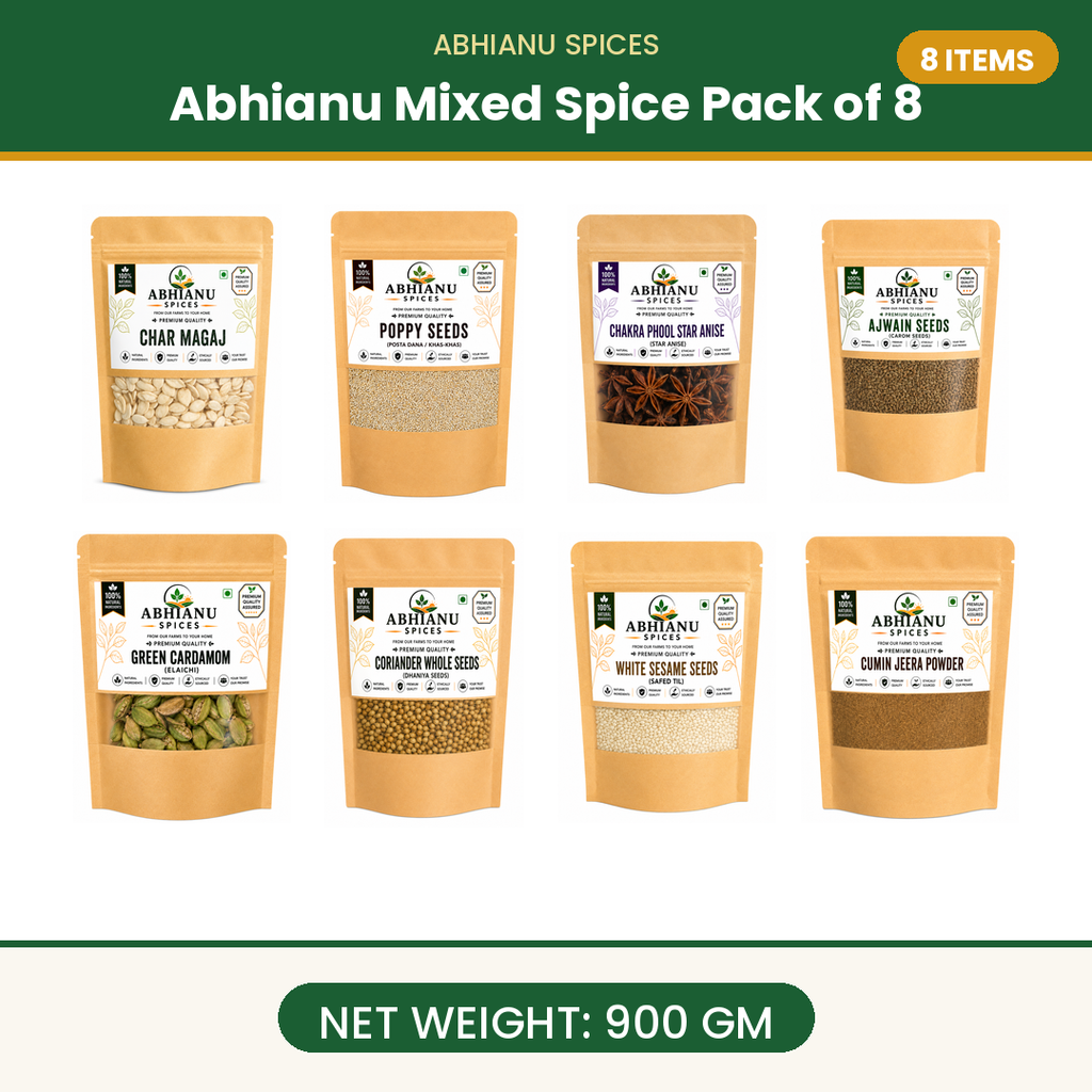 Abhianu Mixed Spice 900 GM  Pack Of 8