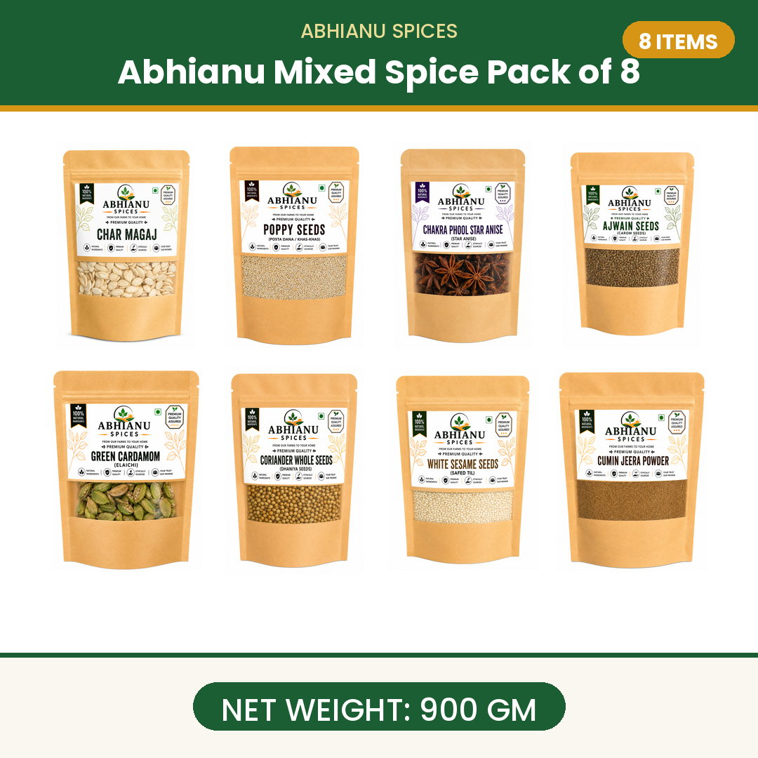 Abhianu Mixed Spice 900 GM  Pack Of 8