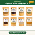 Abhianu Spices Assorted Indian Spices Combo 8 In 1.4 Kg