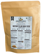 Abhianu Spices Yellow Mustard Seeds 600 G Pack Of 6