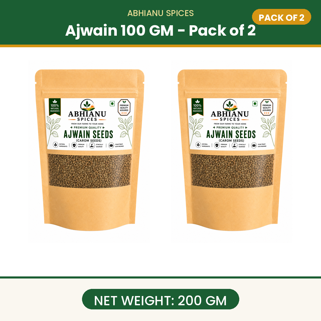 Abhianu Spices Ajwain Carom Seeds 250 G Pack Of 5