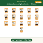 Abhianu Spices Assorted Indian Spices Combo 16 Items 2.15 Kg