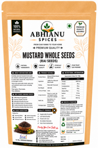 Abhianu Spices Mustard Seeds Rai Sarson 600 G Pack Of 6
