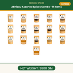 Abhianu Spices Assorted Indian Spices Combo 16 Items 3.8 Kg