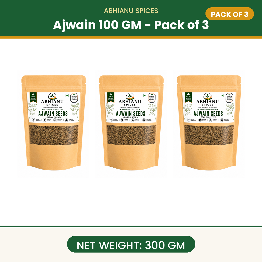 Abhianu Spices Ajwain Carom Seeds 250 G Pack Of 5