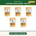 Abhianu Spices Coriander Whole Sabut Dhania 500 G Pack Of 5