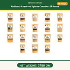 Abhianu Spices Assorted Indian Spices Combo 18 Items 3.75 Kg