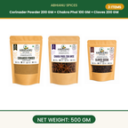 Abhianu Spices Coriander Powder 200 G And Star Anise 100 G And Cloves 200 G