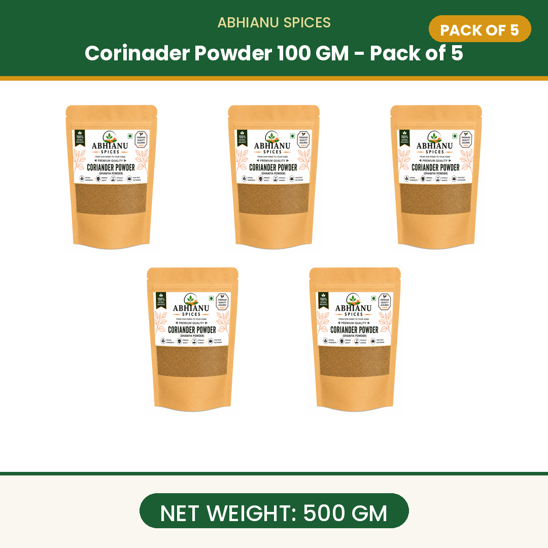 Abhianu Spices Coriander Powder Dhania 400 G Pack Of 8