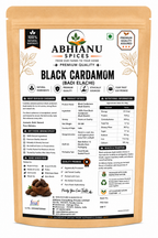 Abhianu Spices Black Cardamom Whole Pods 100 G