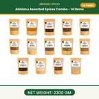 Abhianu Spices Assorted Indian Spices Combo 14 Items 2.3 Kg