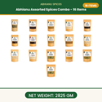 Abhianu Assorted Indian Spices Combo 16 Items 2.825 Kg