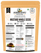 Abhianu Spices Mustard Seeds Rai Sarson 600 G Pack Of 6