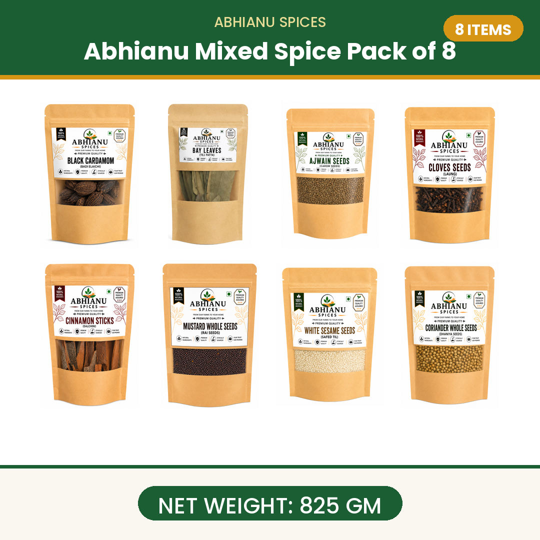 Abhianu Mixed Spice 825 GM Pack Of 8
