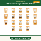 Abhianu Spices Assorted Indian Spices Combo 18 Items 3.45 Kg