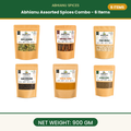 Abhianu Spices Assorted Indian Spices Combo 6 Items 900 G