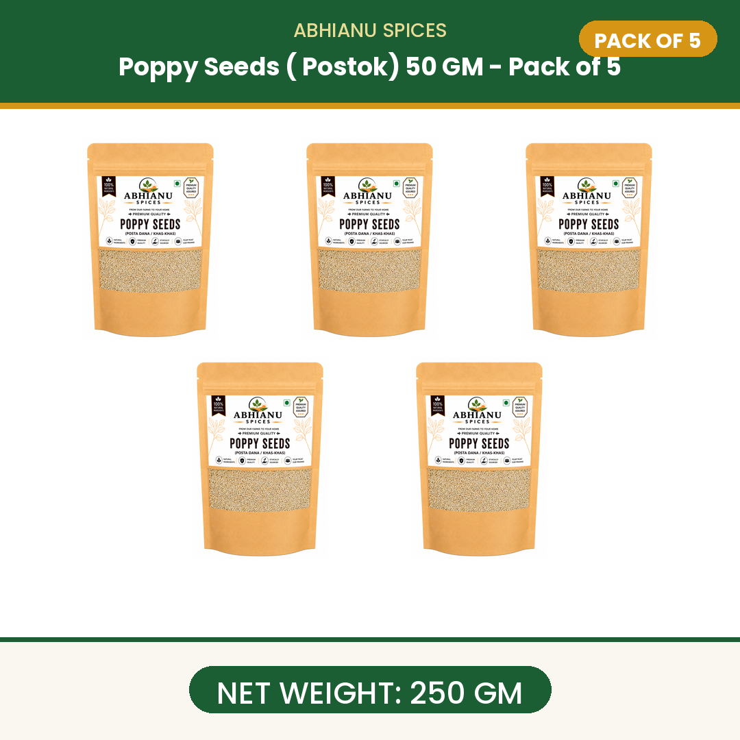 Abhianu Spices Poppy Seeds Khus Khus 150 G Pack Of 3