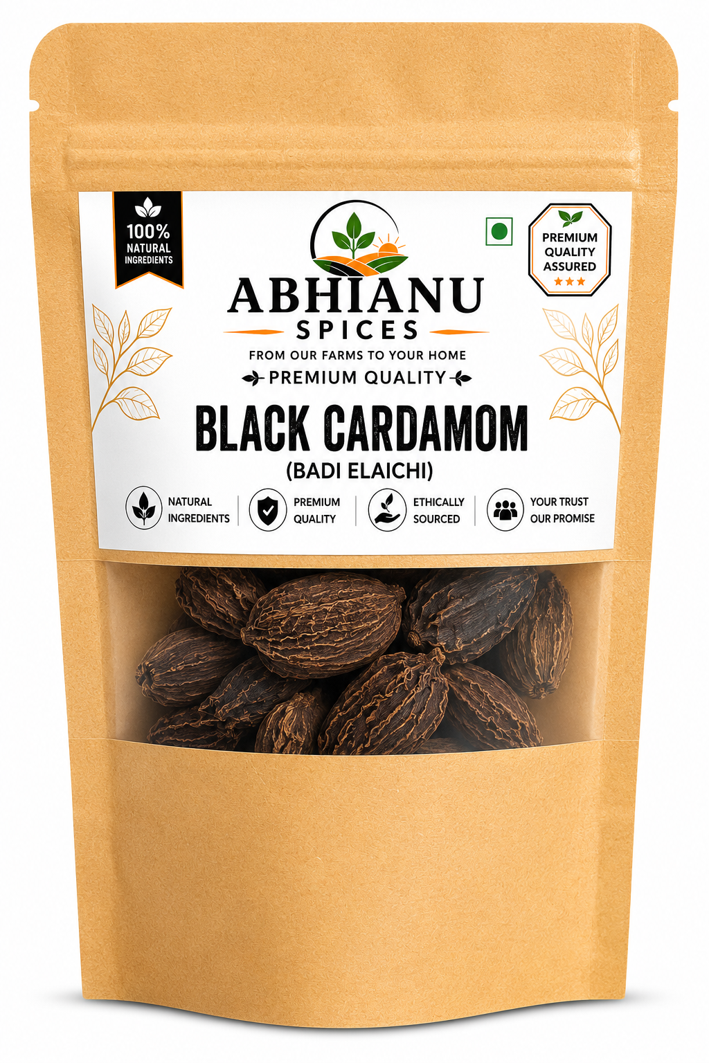 Abhianu Spices Assorted Indian Spices Combo 8 Items 1.3 Kg