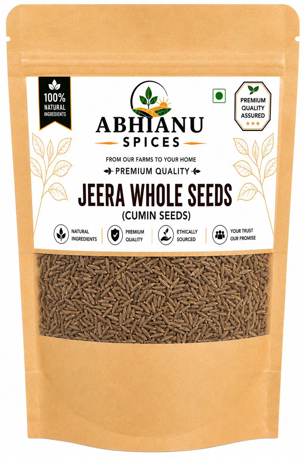 Abhianu Assorted Indian Spices Combo 10 Items 1.5 Kg